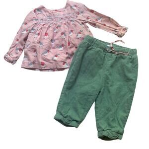 Baby Boden 2pc outfit size 3-6 mo